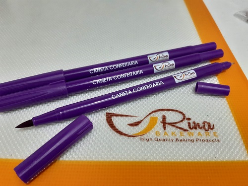 CANETA CONFEITARIA PONTA-DUPLA UNITÁRIA-VÁRIAS CORES
