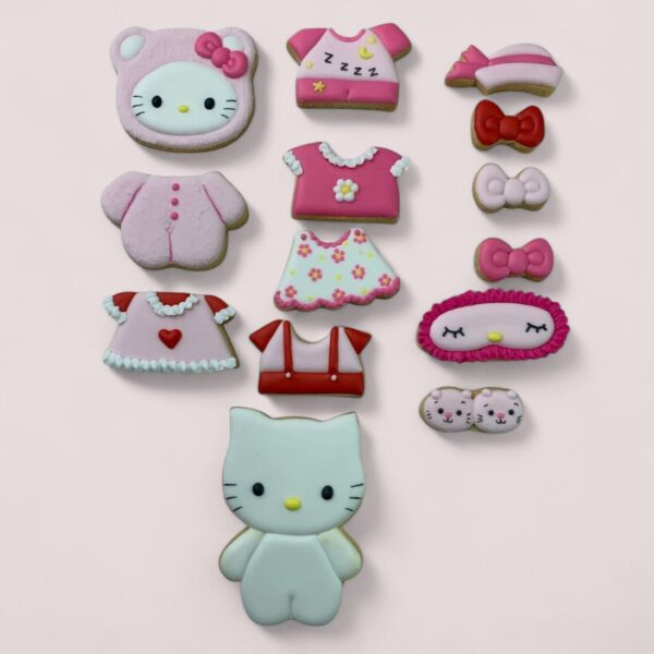 Cortador de Biscoito Kit Hello Kitty com 12 cortadores - Imagem 2