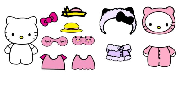 Cortador de Biscoito Kit Hello Kitty com 12 cortadores - Imagem 5
