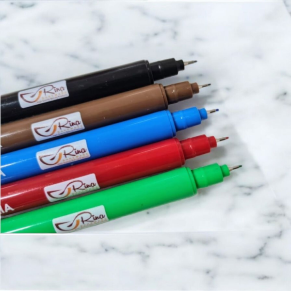Caneta Confeitaria Kit com 5 cores - Imagem 2