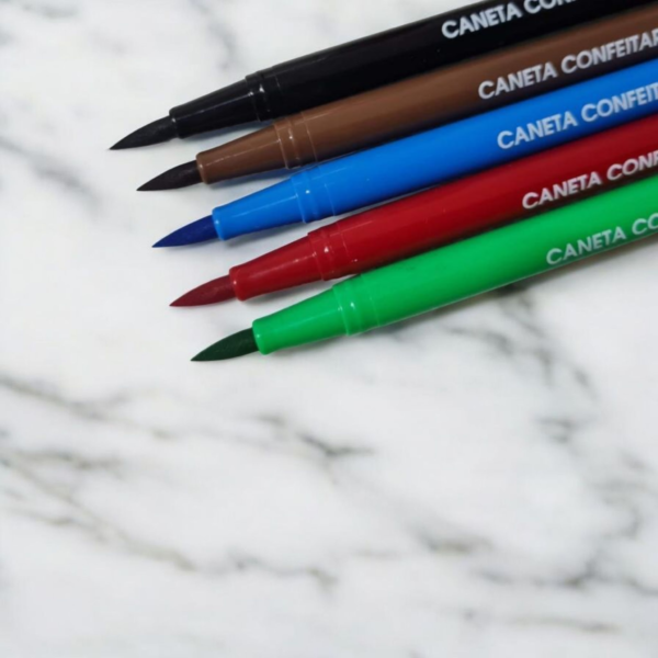 Caneta Confeitaria Kit com 5 cores - Imagem 3