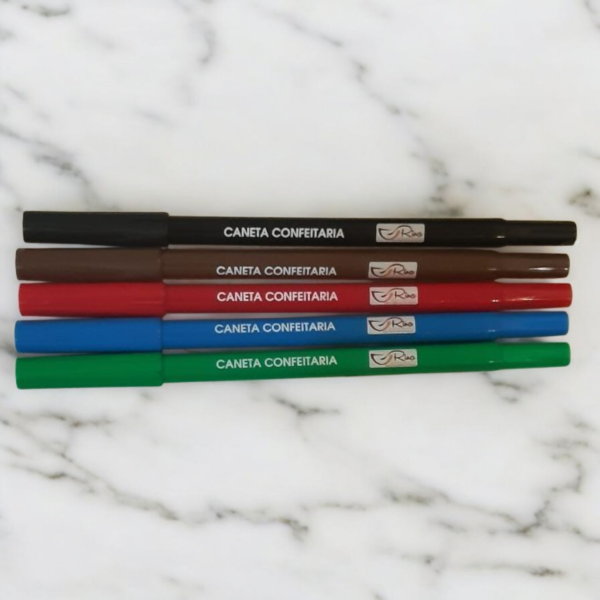 Caneta Confeitaria Kit com 5 cores - Imagem 4