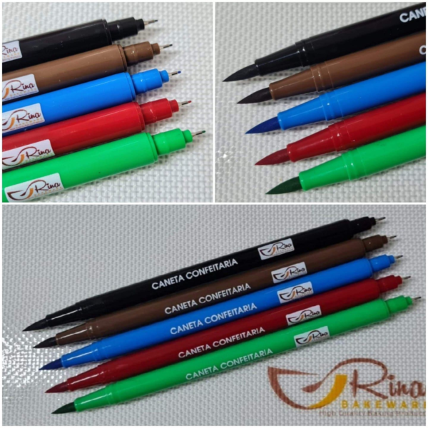 Caneta Confeitaria Kit com 5 cores - Imagem 6