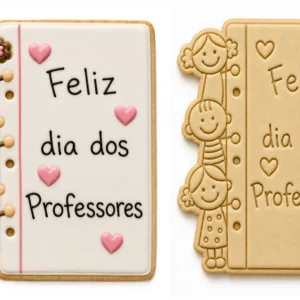 Cortador com Carimbo Placa Feliz Dia dos Professores