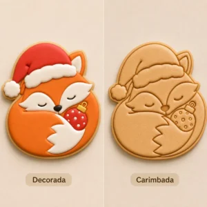 Cortador Raposa de Natal - Carimbo Natal