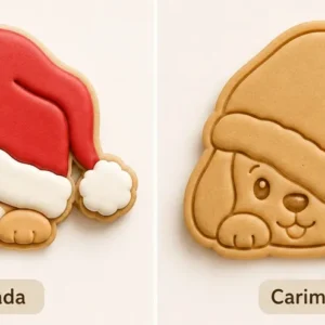 Cortador Cachorrinho de Natal - Carimbo Natal